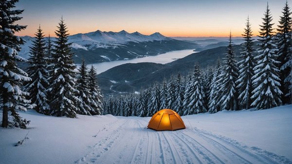 Séjournez au camping ouvert en hiver à la chauderie