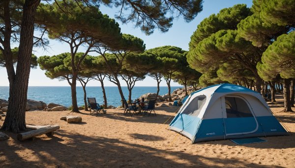 Meilleurs spots de camping en bord de mer dans le var