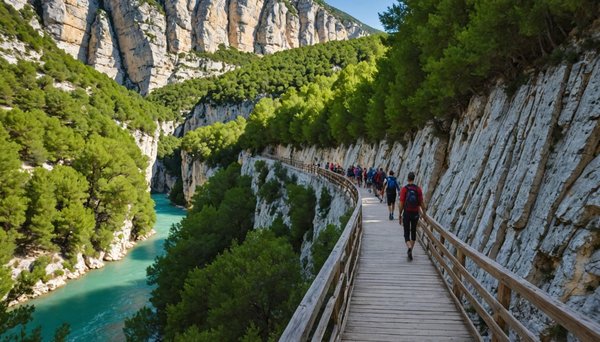 Explore le sentier blanc-martel aux gorges du verdon and séjourner au camping terra-verdon